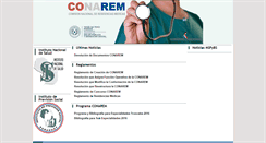 Desktop Screenshot of conarem.ins.gov.py