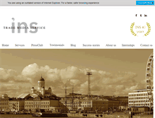 Tablet Screenshot of ins.fi